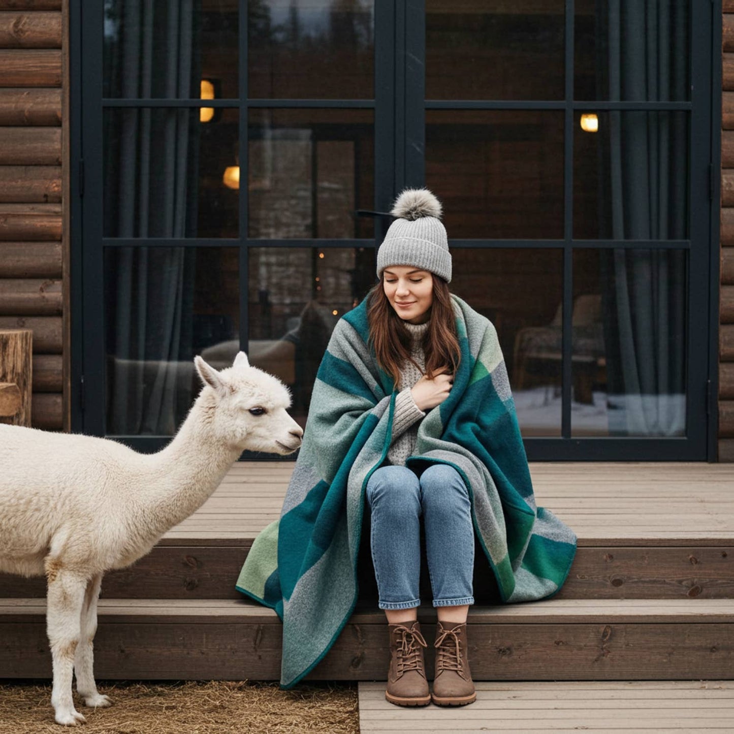 Alpine Alpaca Throw