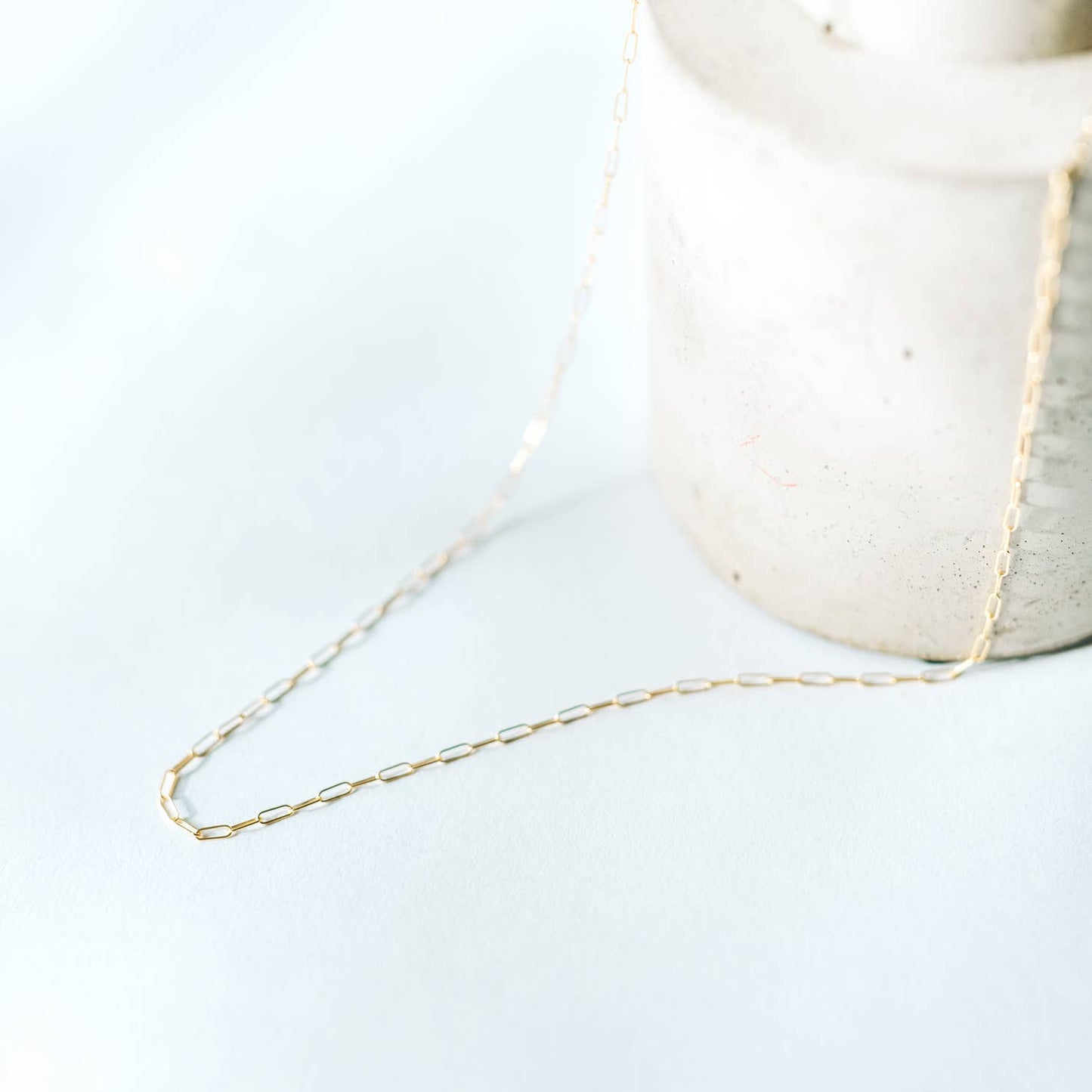 16" Nora Link Gold Necklace