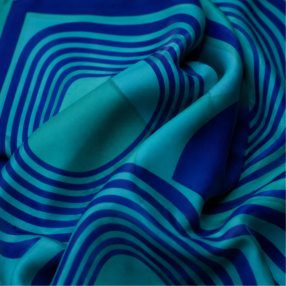 Ripple Silk Scarf