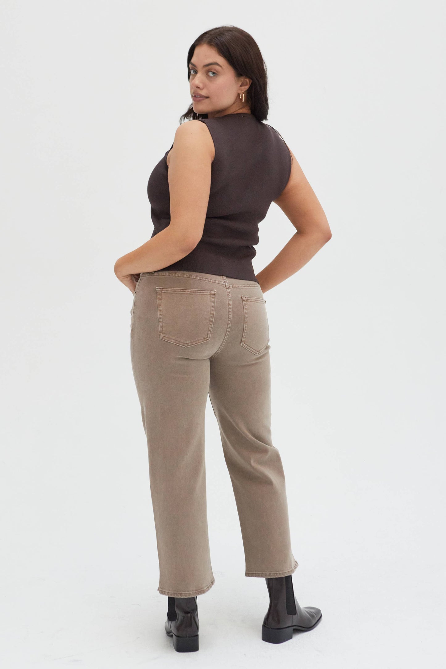 Addington Crop Mid Rise Jean