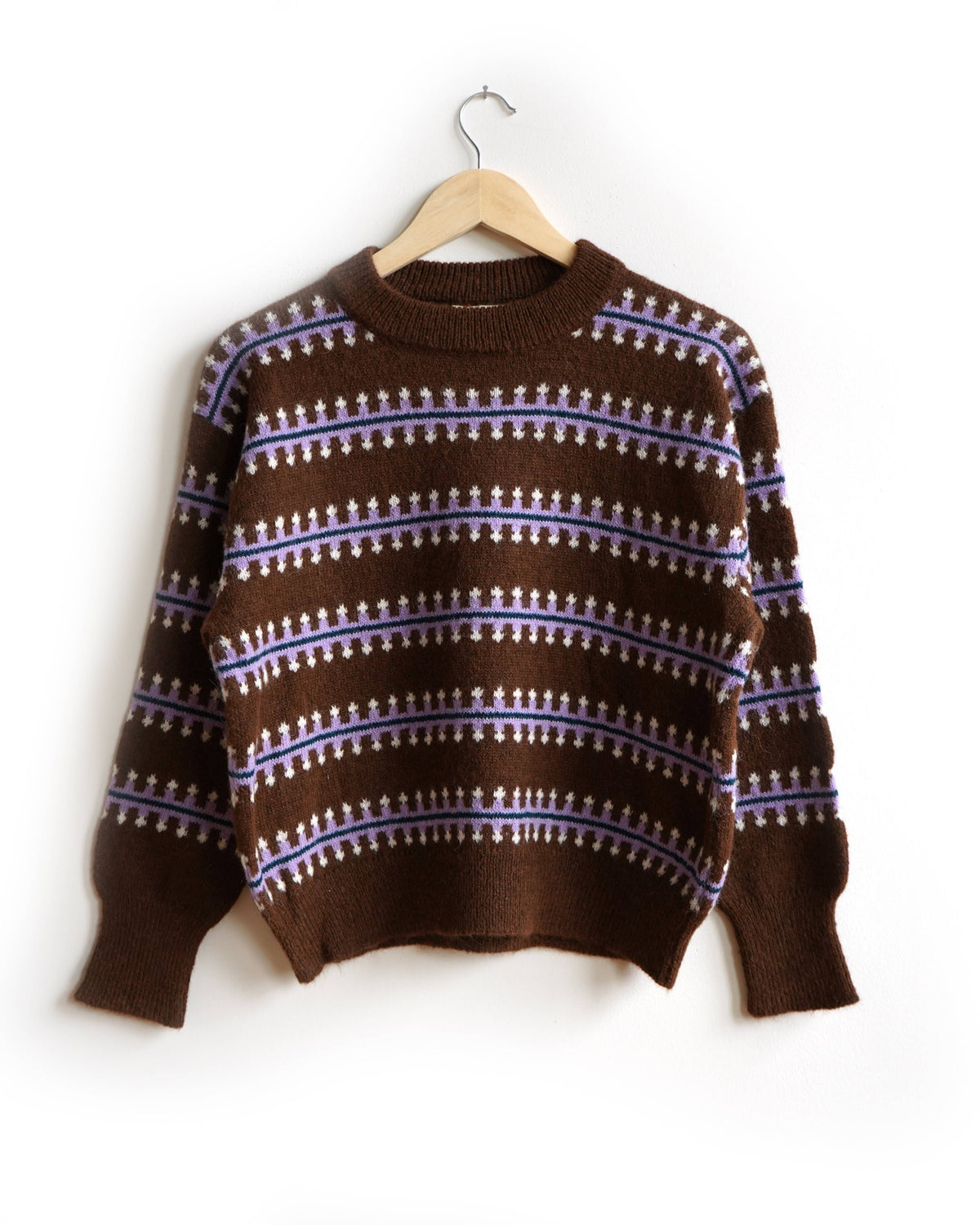Walnut Vera Fairisle Sweater