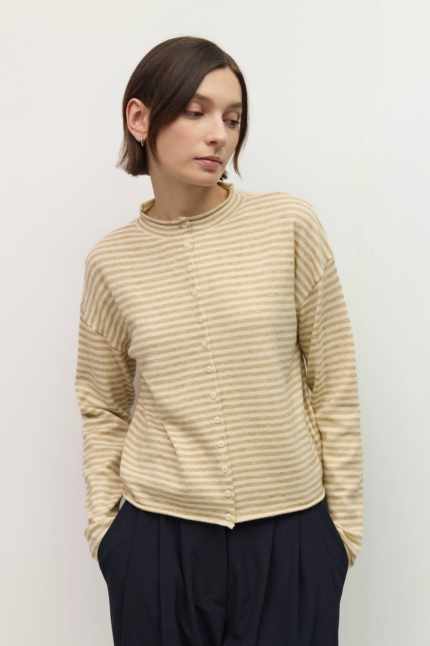 Elisa Striped Cardigan