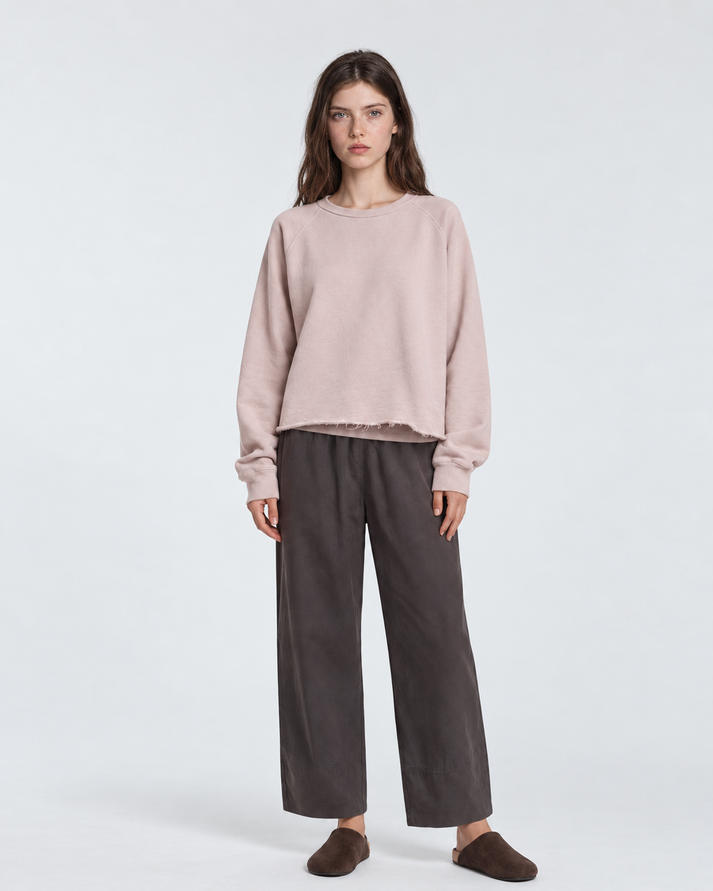 Wide Hem Pants - 2 colors