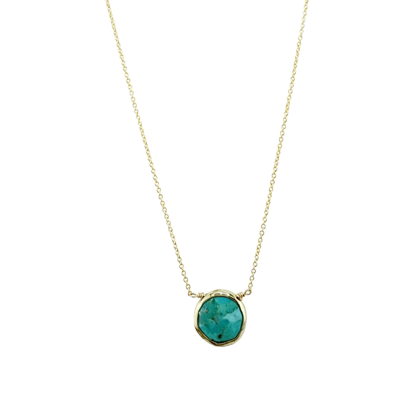 Turquoise Circles Necklace