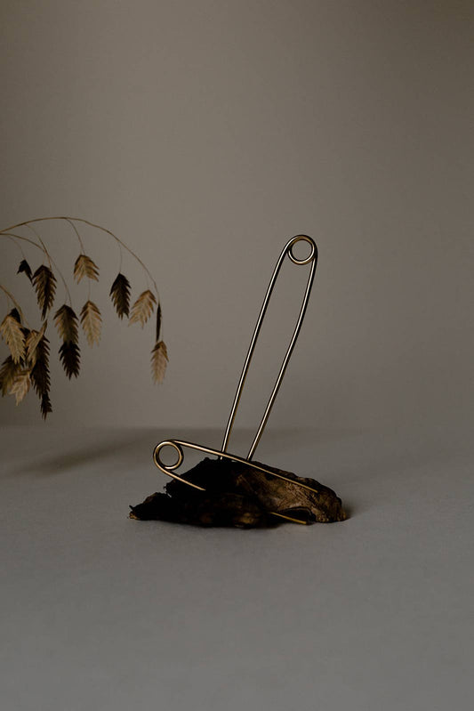 Safety Pin Hair Fork