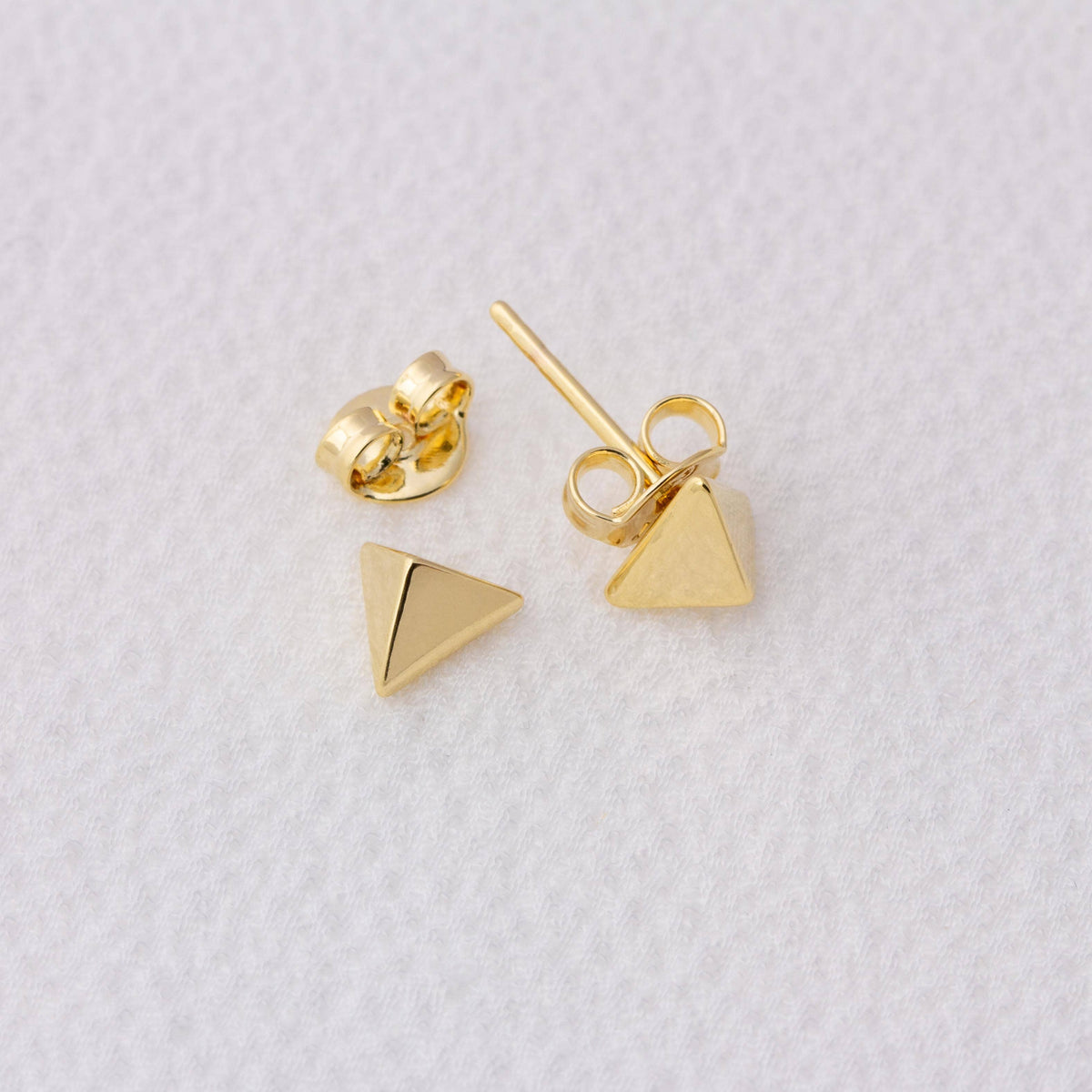 Mini Triangle Earrings