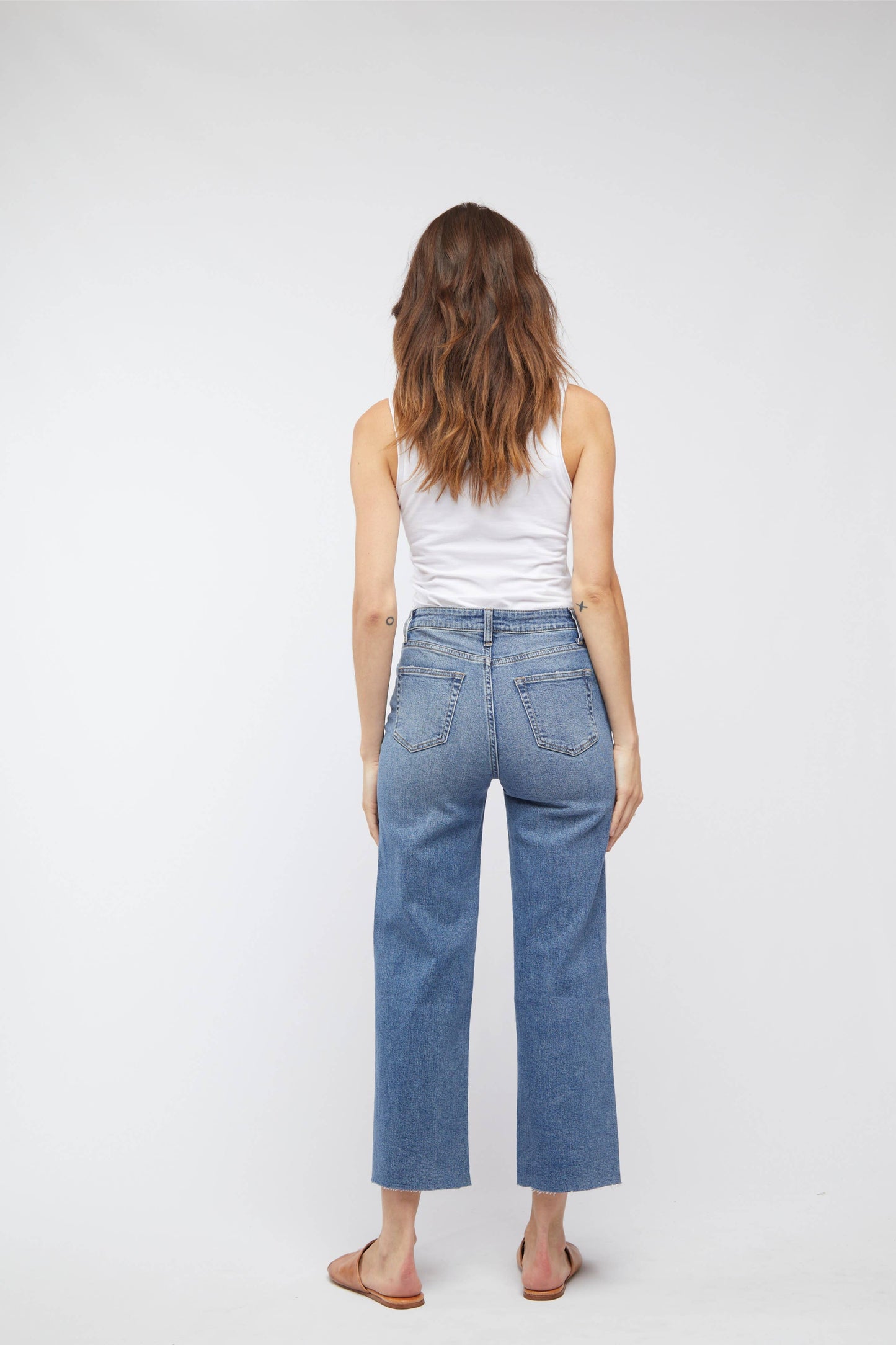Aberdeen Crop Jean, Vintage Worn