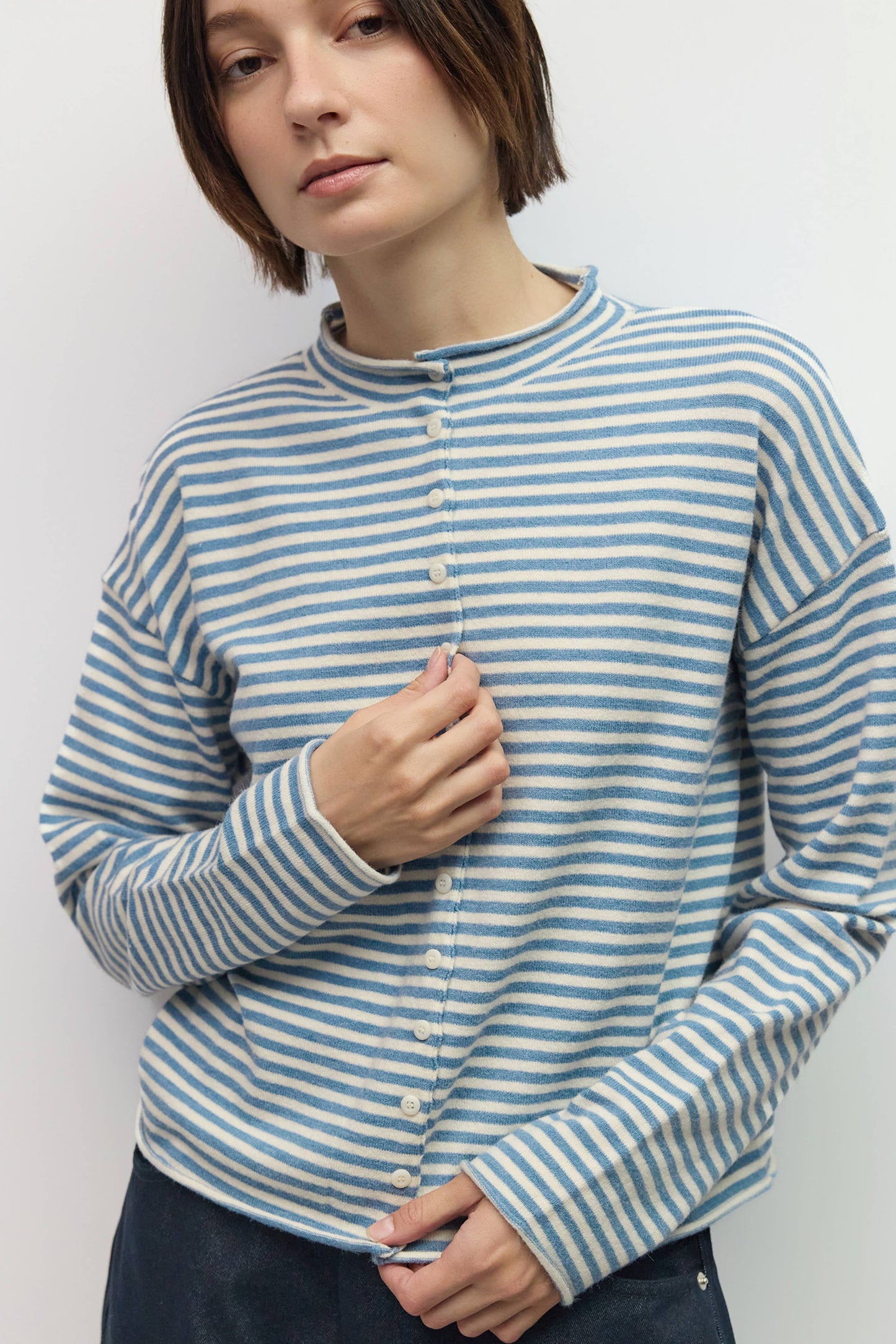 Elisa Striped Cardigan