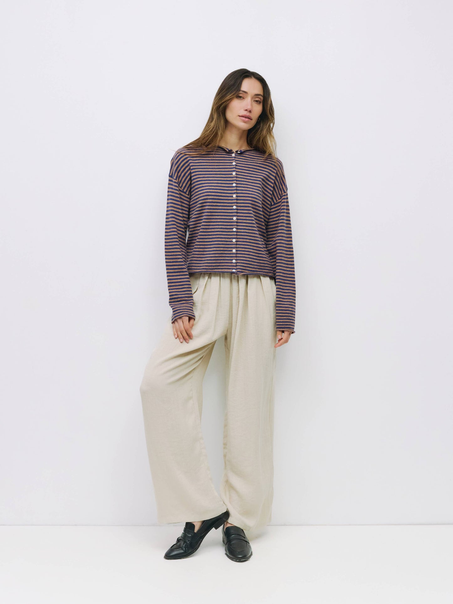 Elisa Striped Cardigan