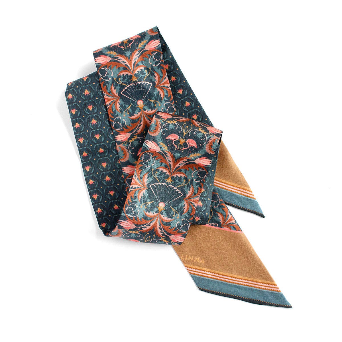 Blue Rose Twilly Scarf