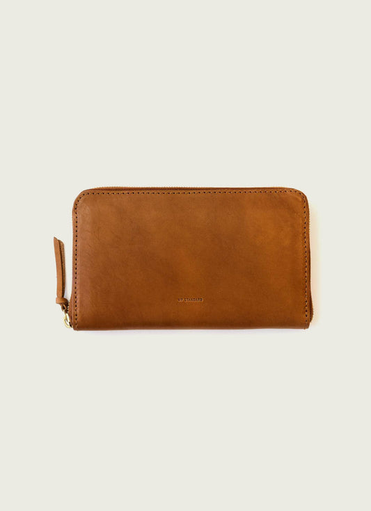 Leather Zip Around Wallet