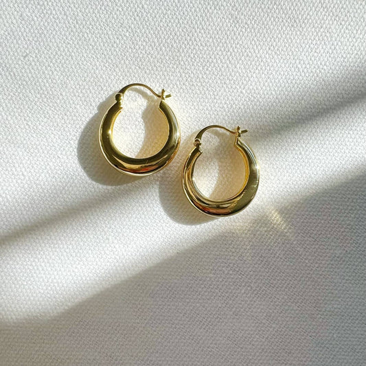 Wanderlust Hoops - Gold