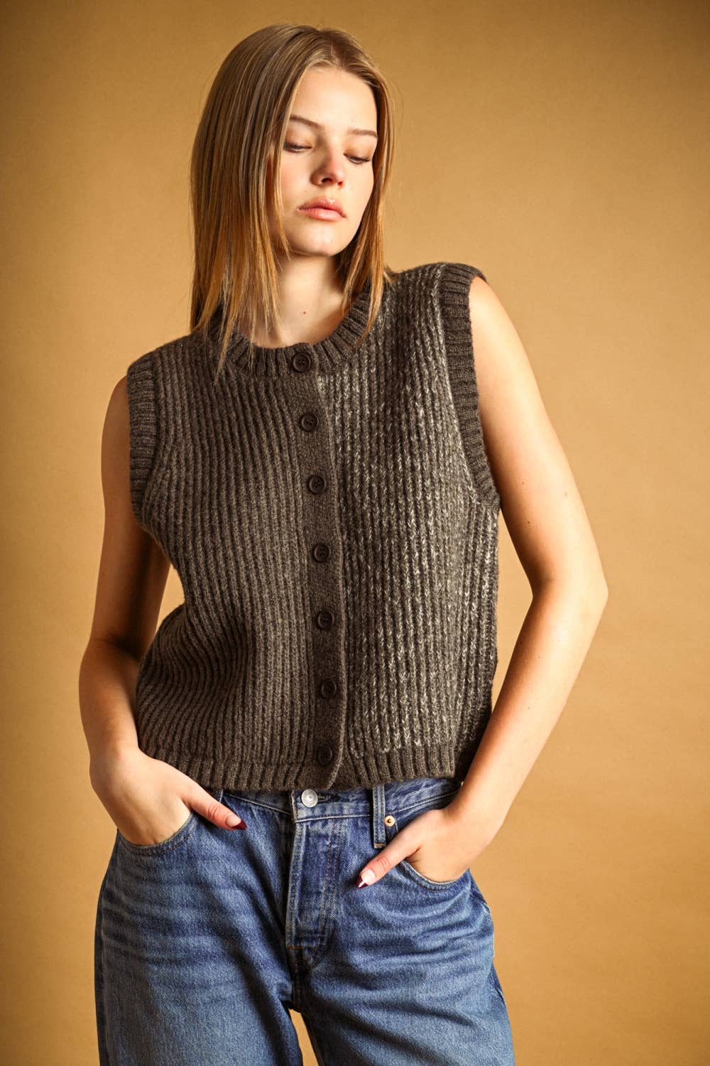 Color Contrasted Vest