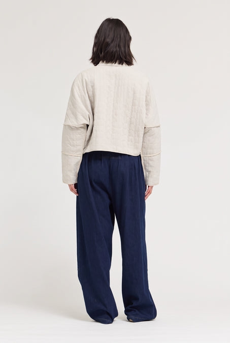 Ecru Quilted Jacket