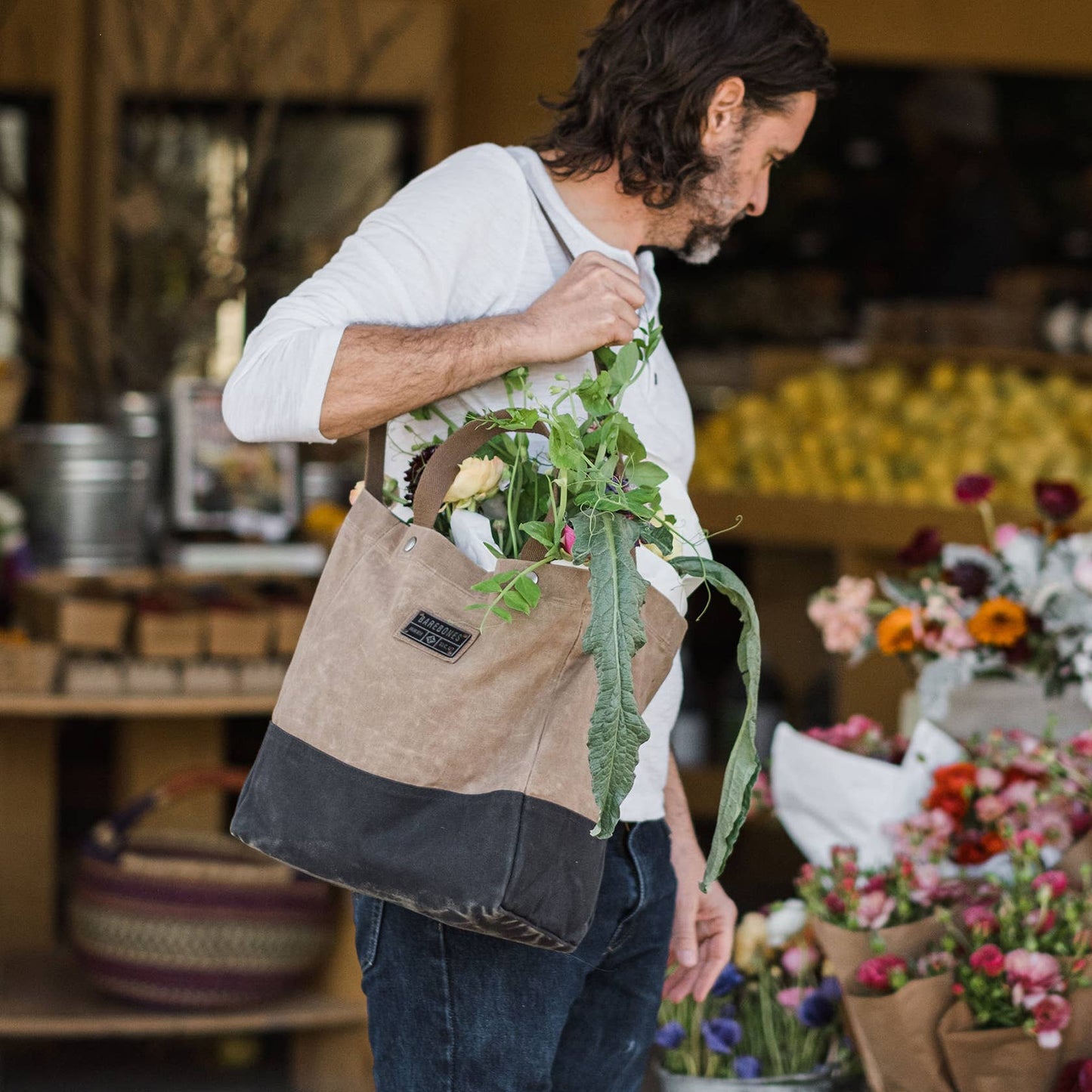 Canvas Market Tote