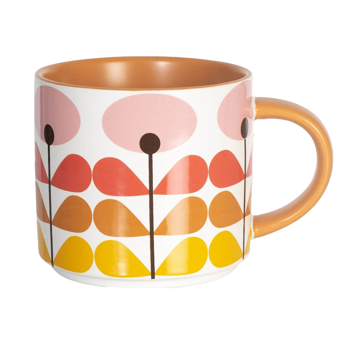 Pink MCM Flower Mug