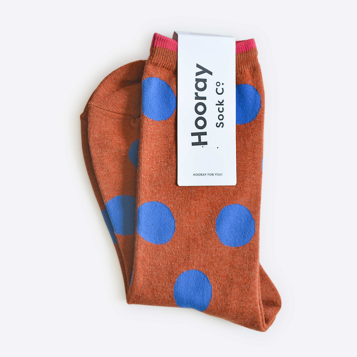 Rust - Panhandle Polka Dot Socks
