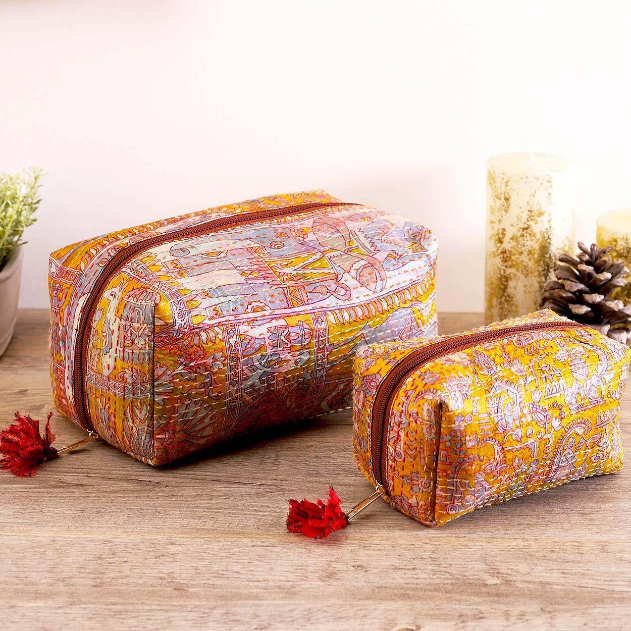Silk Kantha Bags