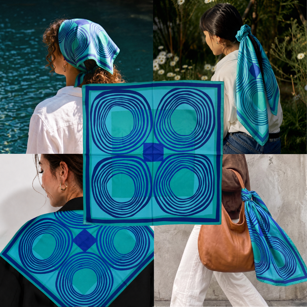 Ripple Silk Scarf