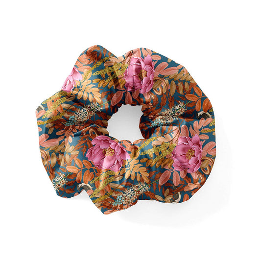 Silk Scrunchie | Peony