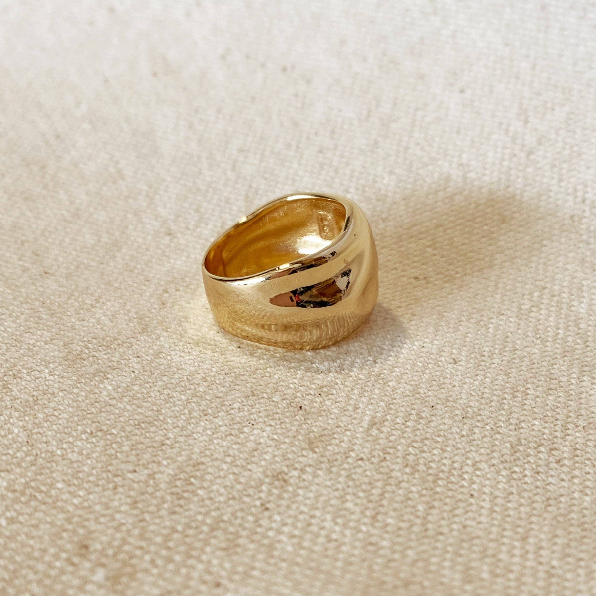 Wavy Wide Band Ring