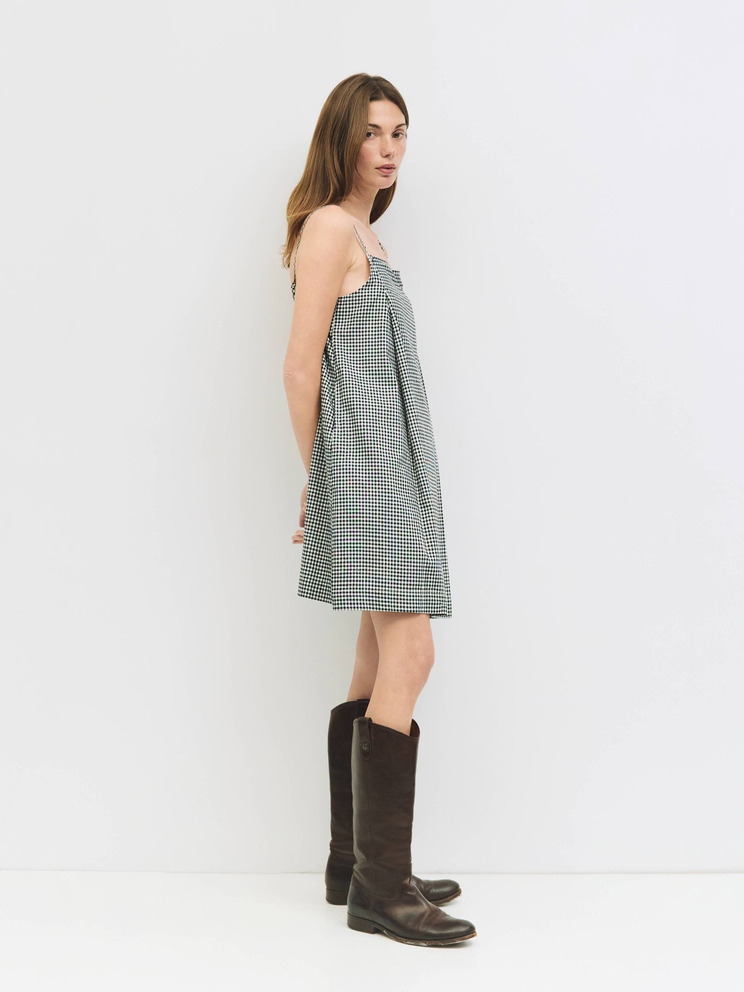 Gingham Mini Dress