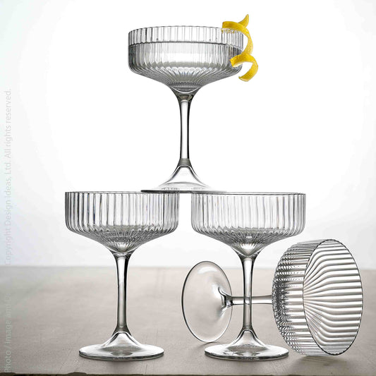 Fluted Coupe (Set of 4)