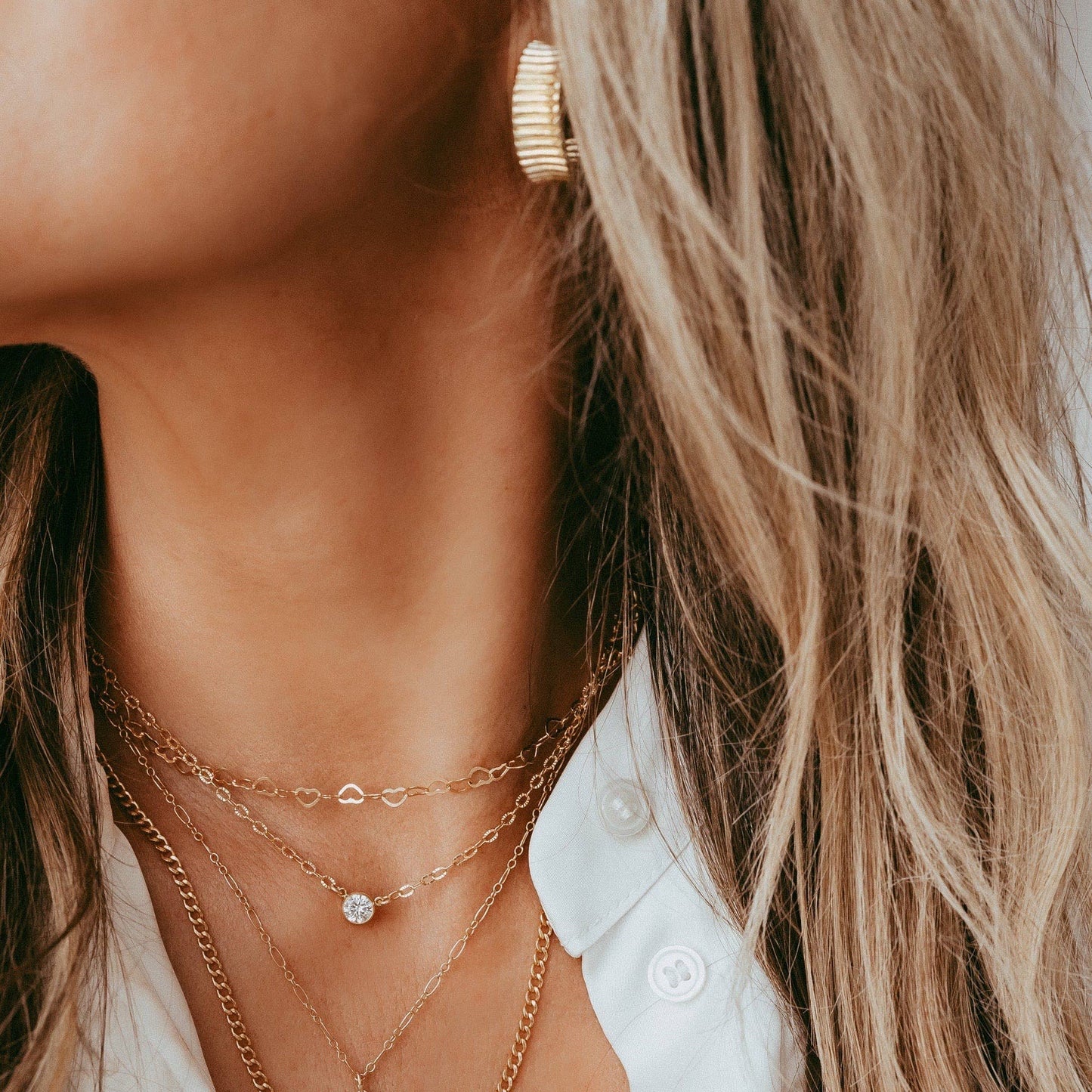 Rio Textured Hoops