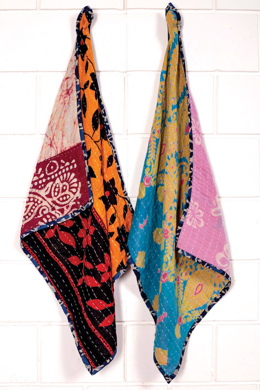 Fair Trade Kantha Kitchen Towels