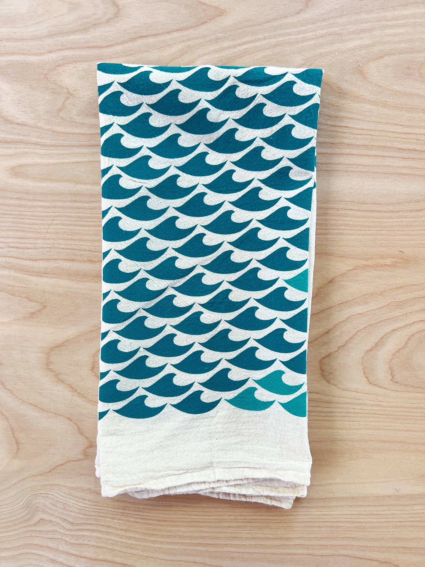 Waves Tea Towel