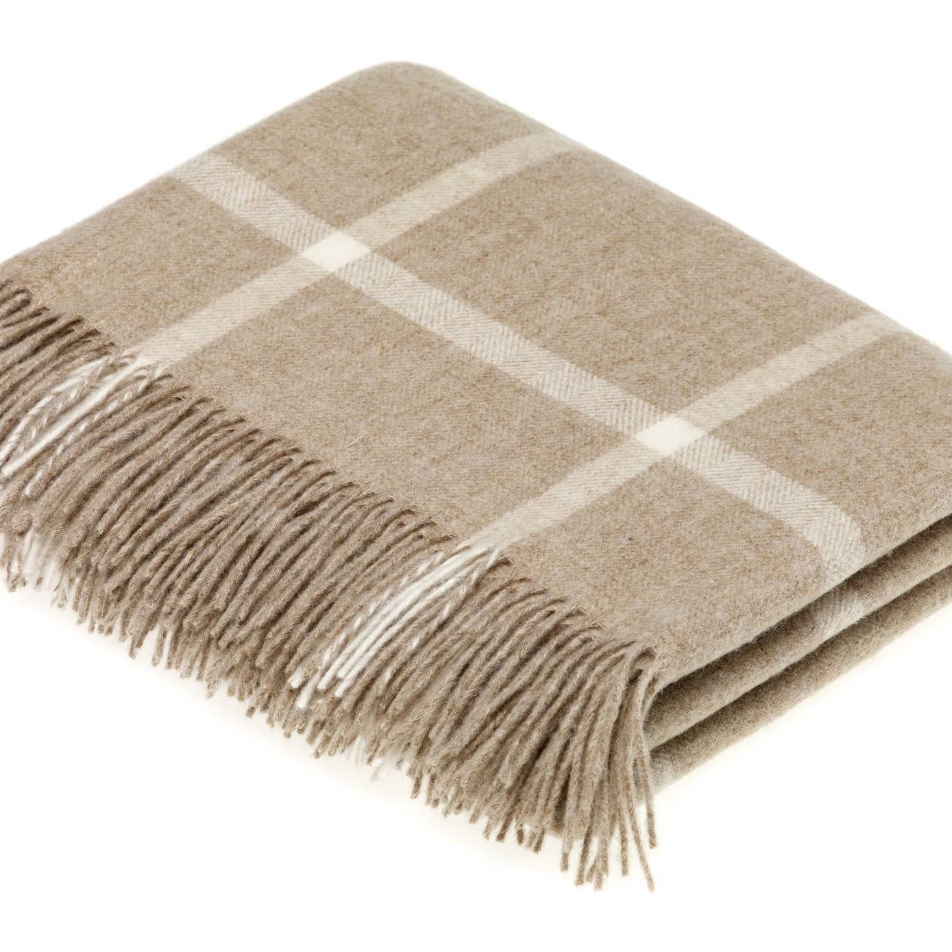 Bronte Moon Merino Lambswool Throw Blanket