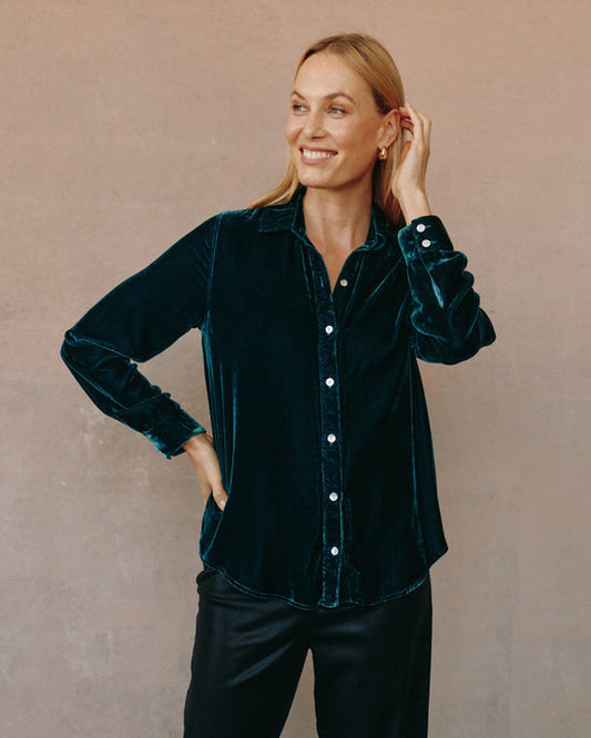 Long Sleeve Classic Shirt - Harbor Teal