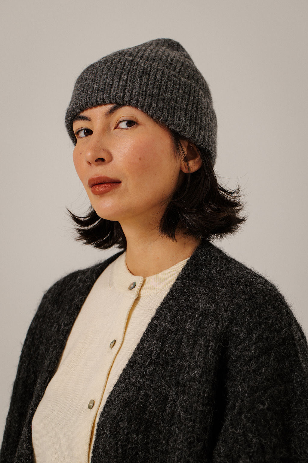 Baby Alpaca Rib Beanies - 3 colors