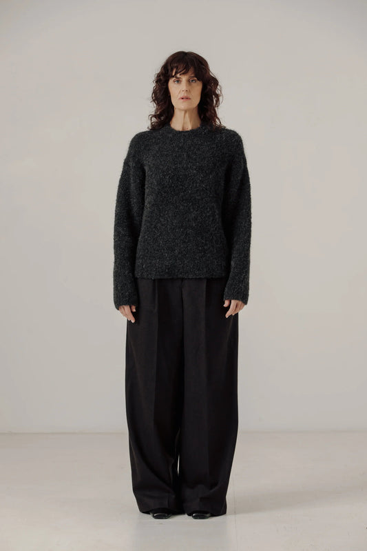 Basalt Colette Boucle Crewneck Sweater
