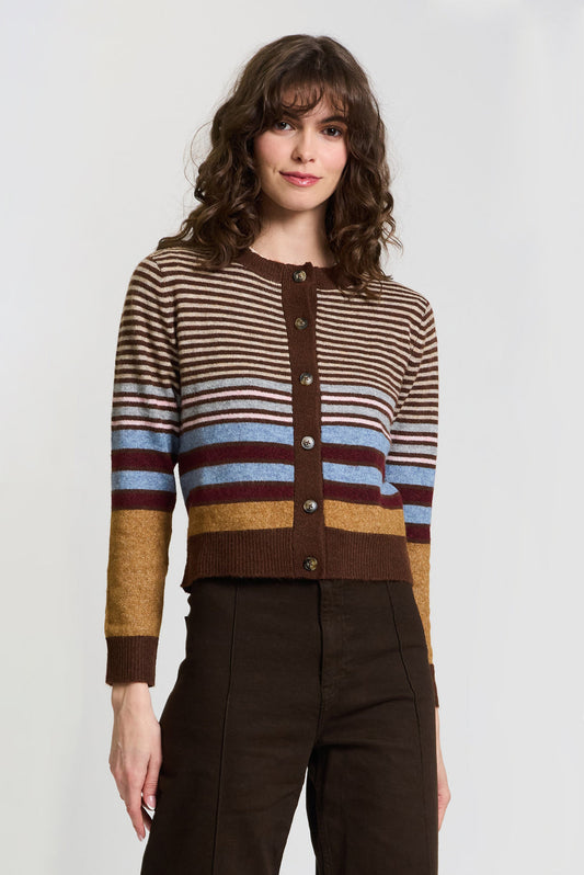 Multi Stripe Robbie Cardigan