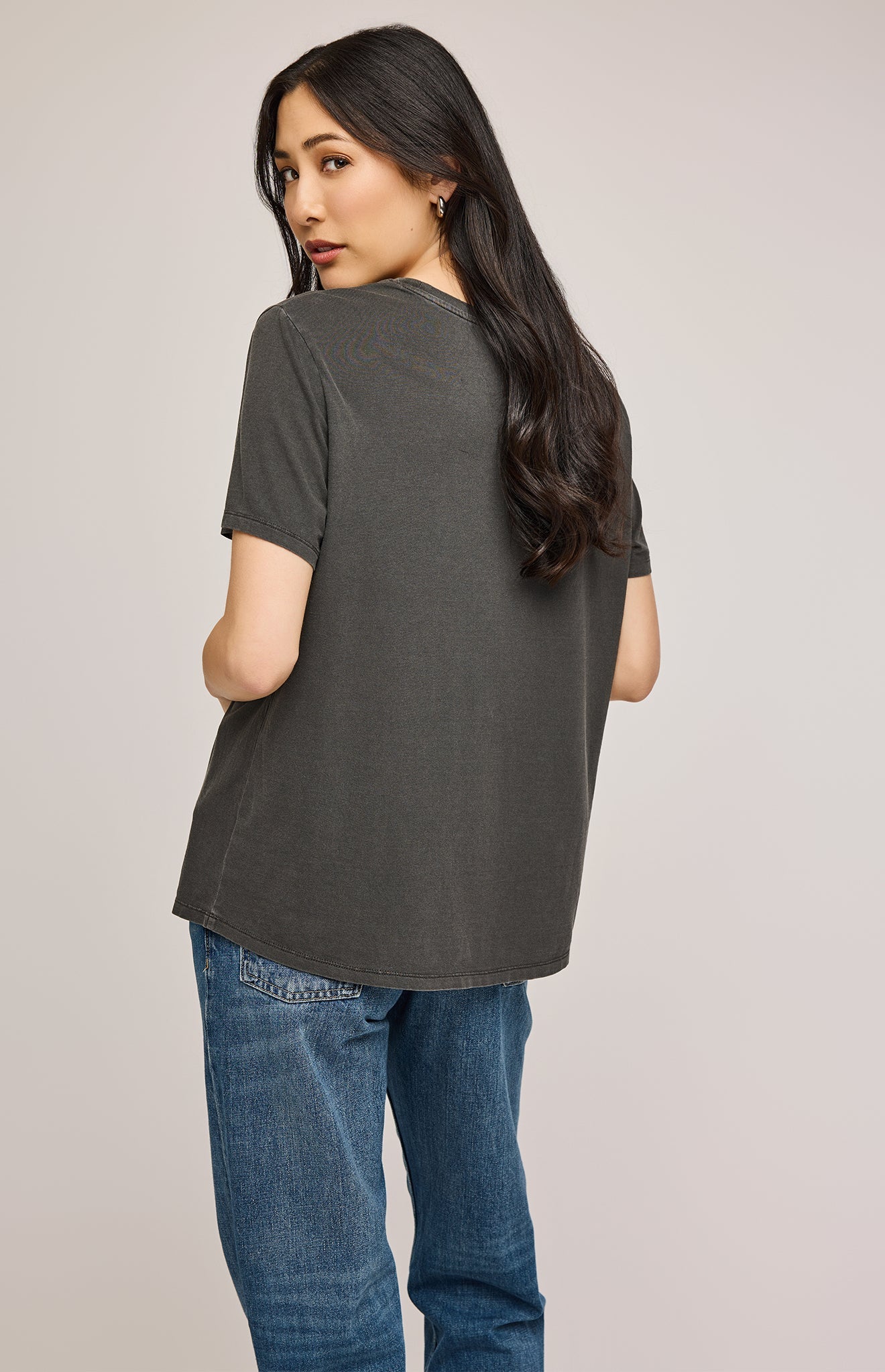 Victoria Tee Washed Black