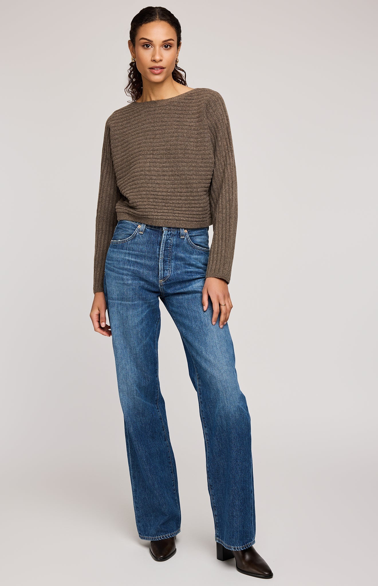 Niko Pullover Sweater - Heather Umber