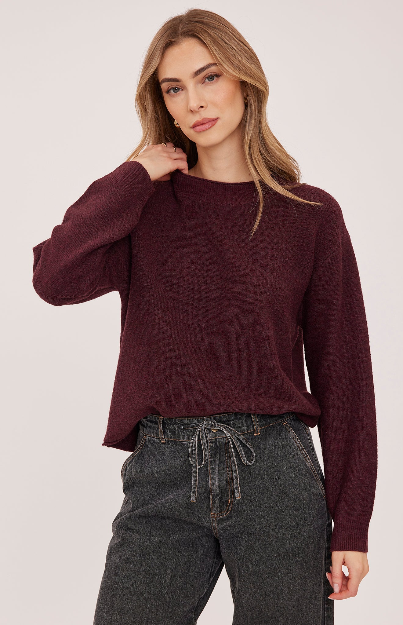 Wanda Pullover Sweater - Fig