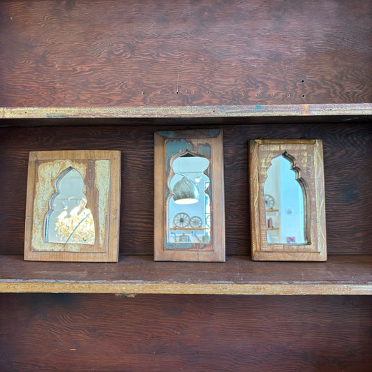 Wooden Cutout Mirror