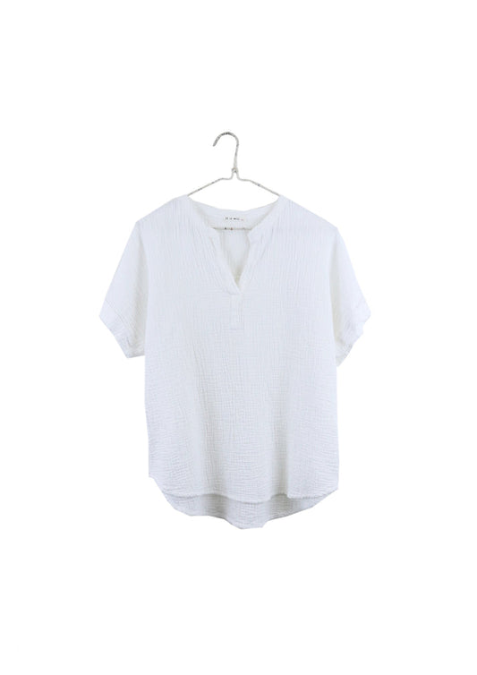 TS - Salt Mandarin Gauze Top