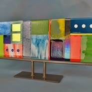 Horizontal Glass Sculpture