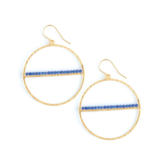 Lapiz Large Circle Earrings
