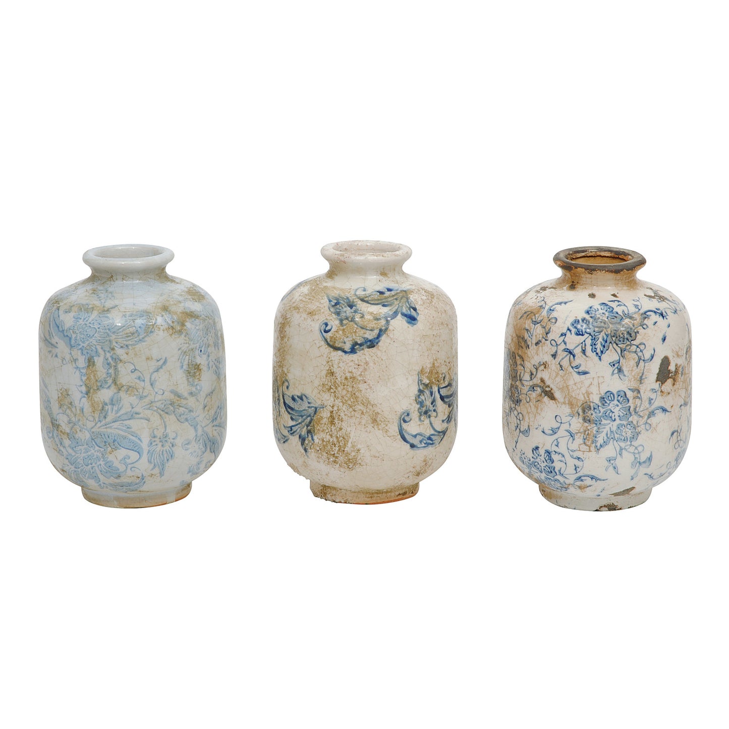 Patterned Terra Cotta Vase