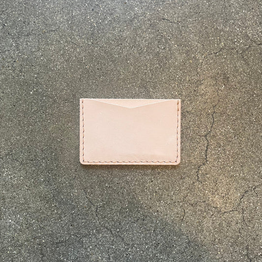 Natural Leather Card Wallet