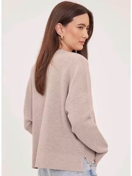 Axel Sweater - Heather Latte