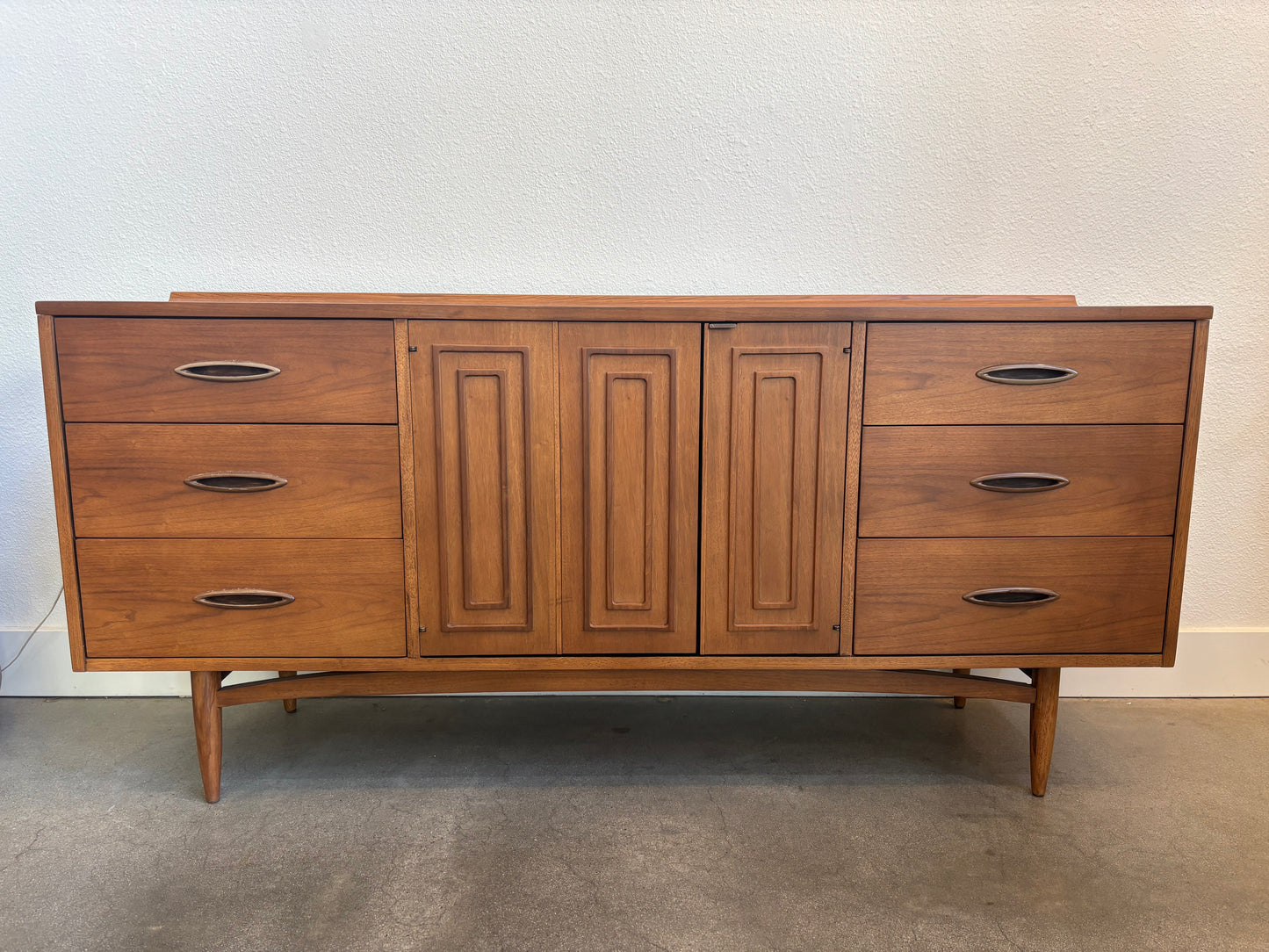 Sculptra Walnut Dresser/Credenza by Broyhill