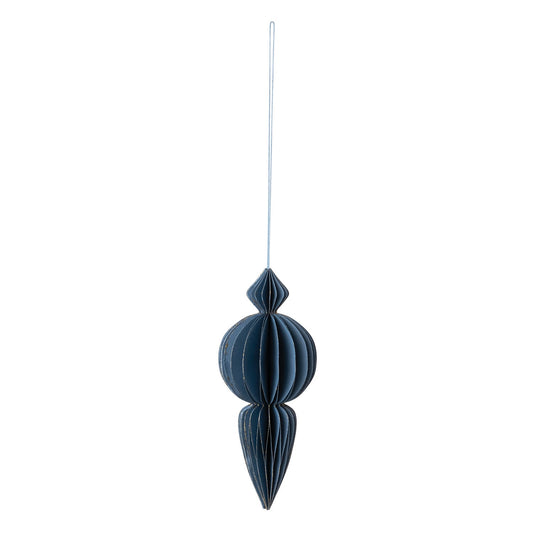 Blue Honeycomb Ornament