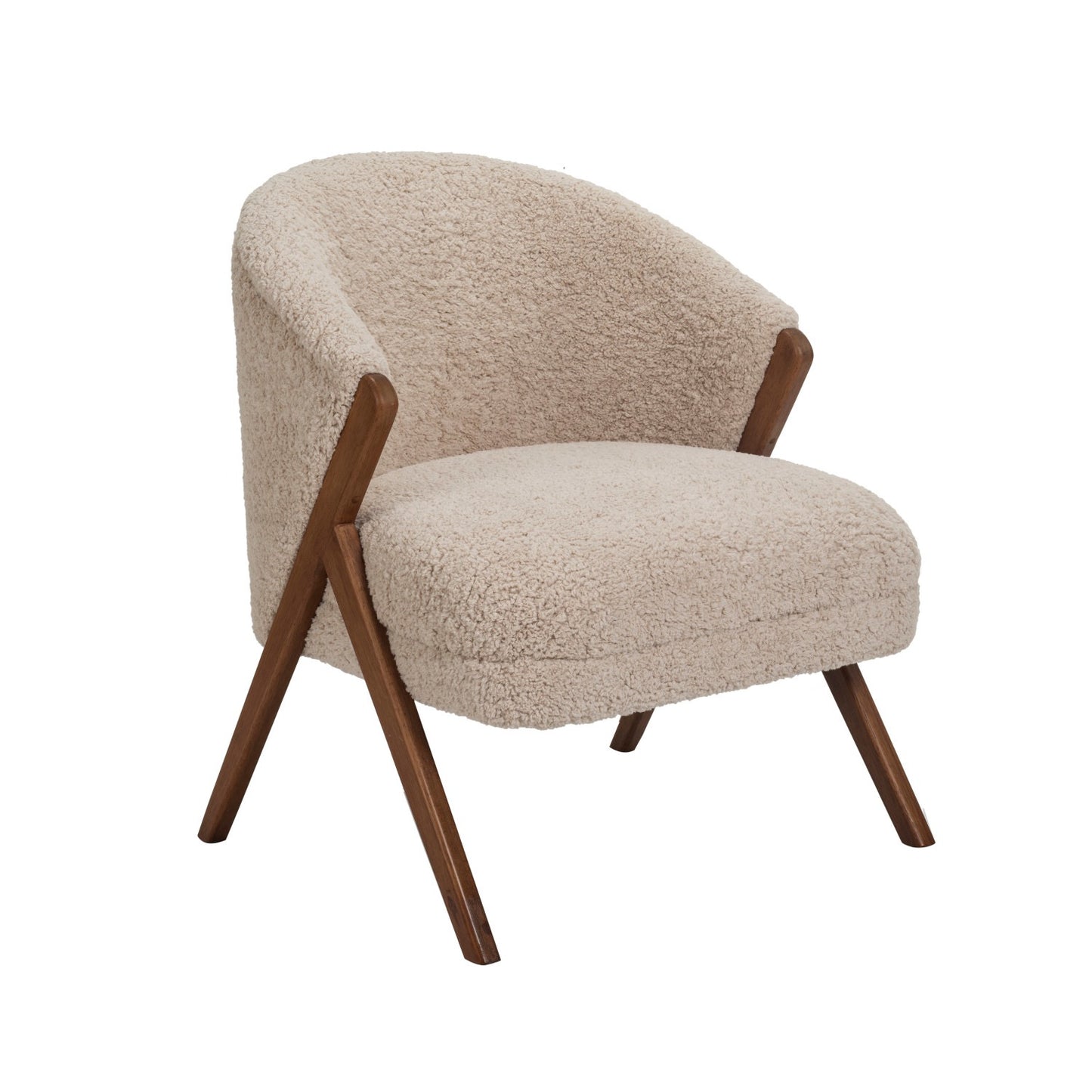 Boucle Upholstered Chair