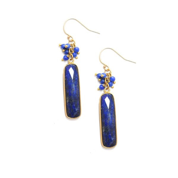 Long Stone Earrings