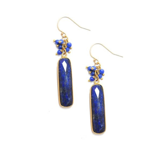Long Stone Earrings